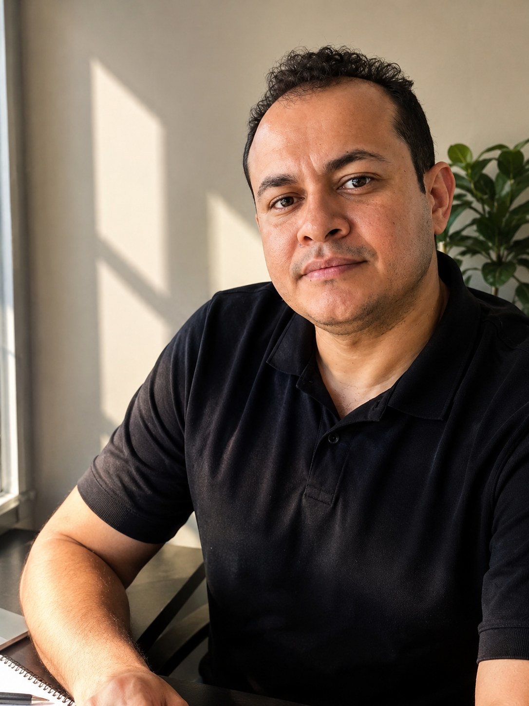 Pablo Anderson Moraes em momento de conversa e escuta